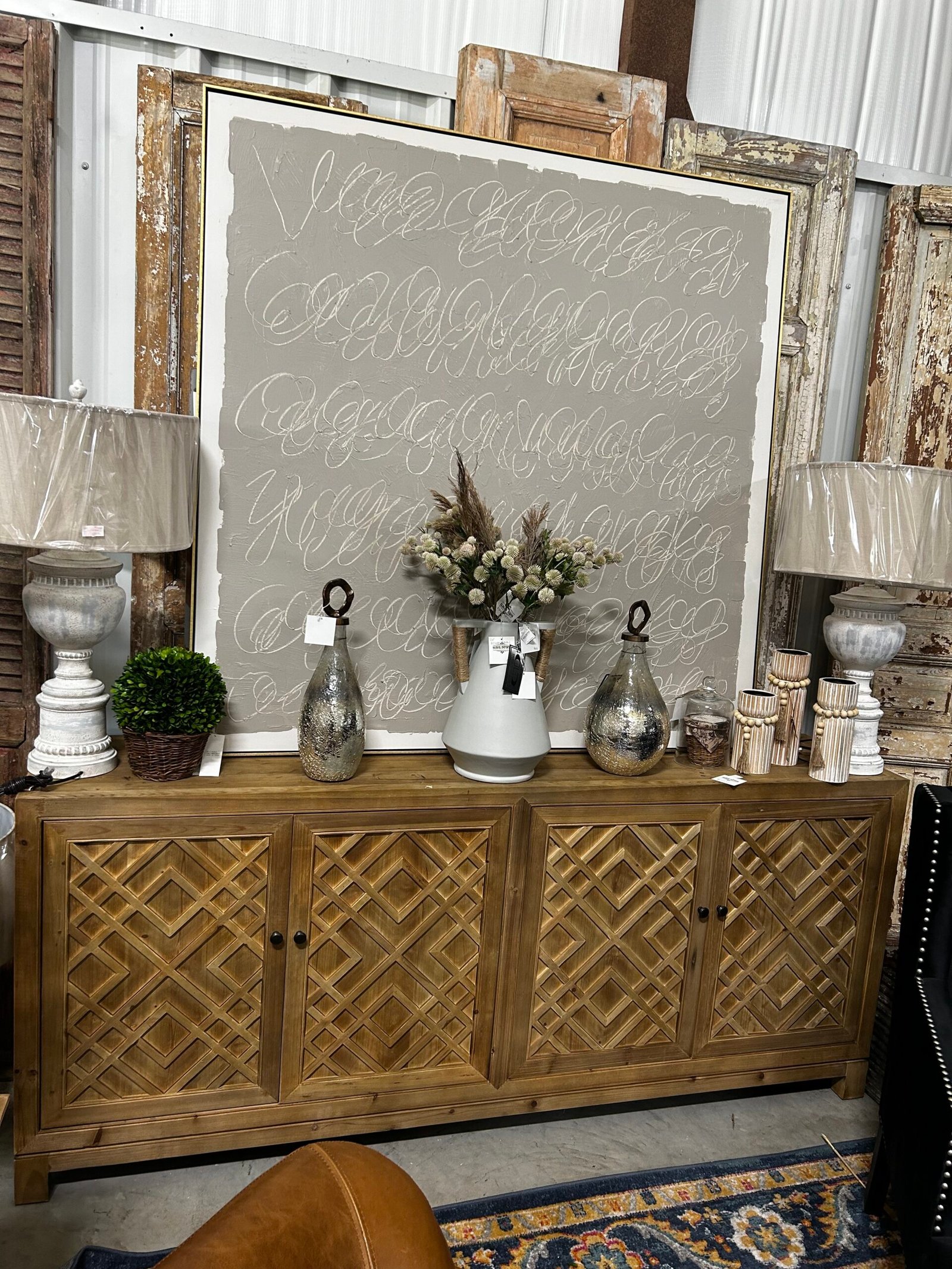 Natural Elm Sideboard 2024-58 N