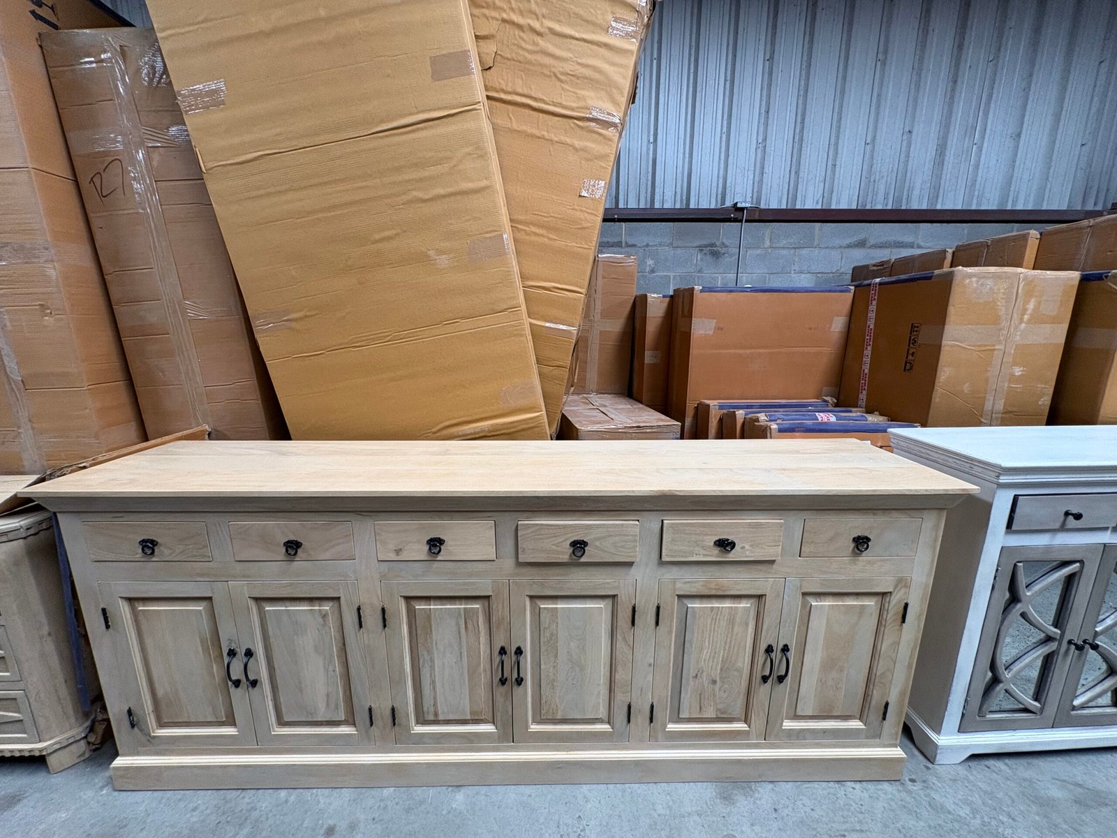 light mango buffet 6 door 6 drawer