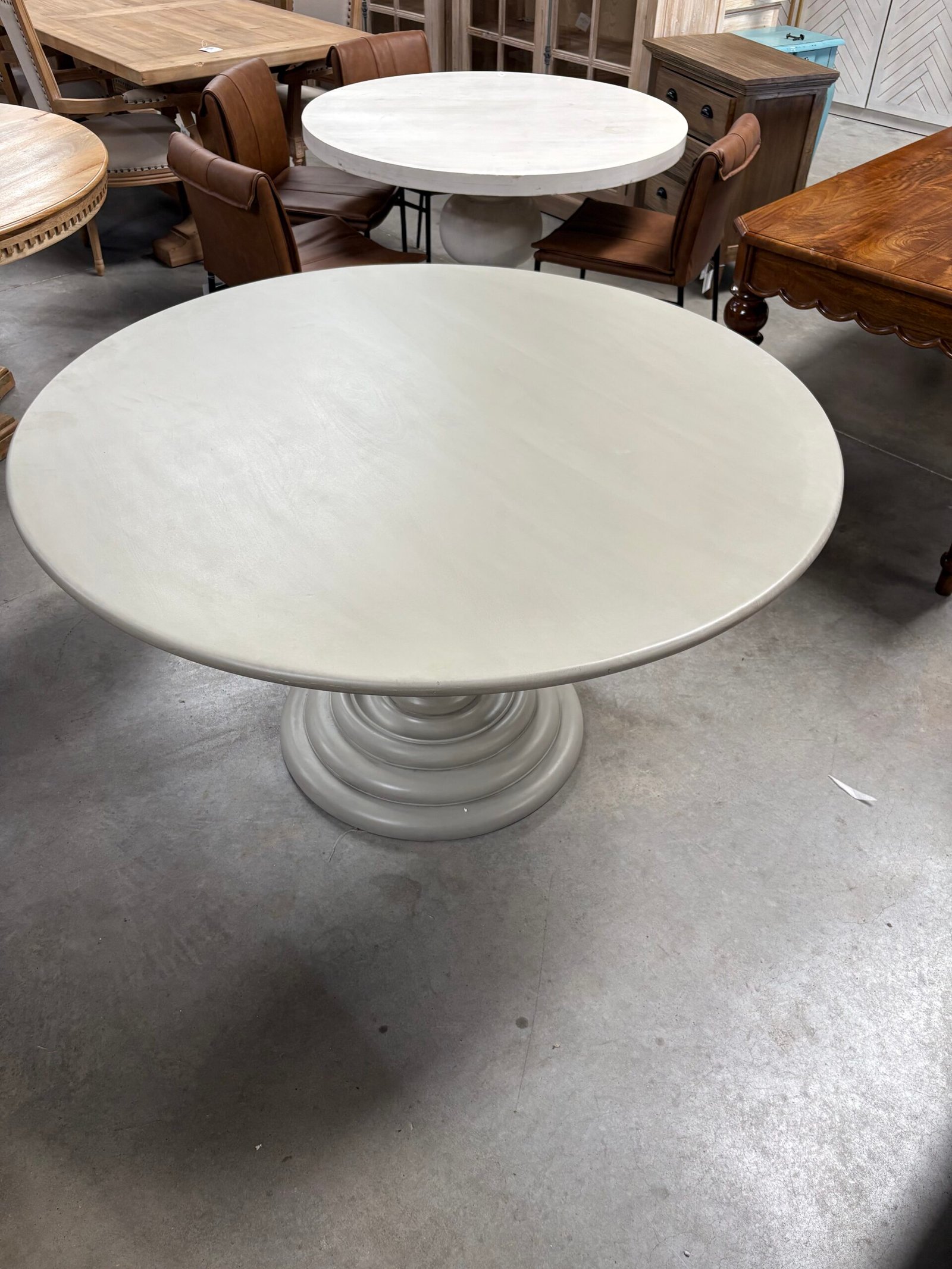 54" Gray mango table