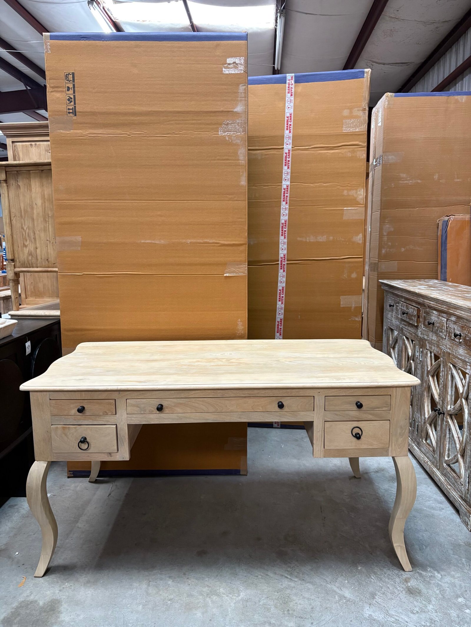 Light mango desk
