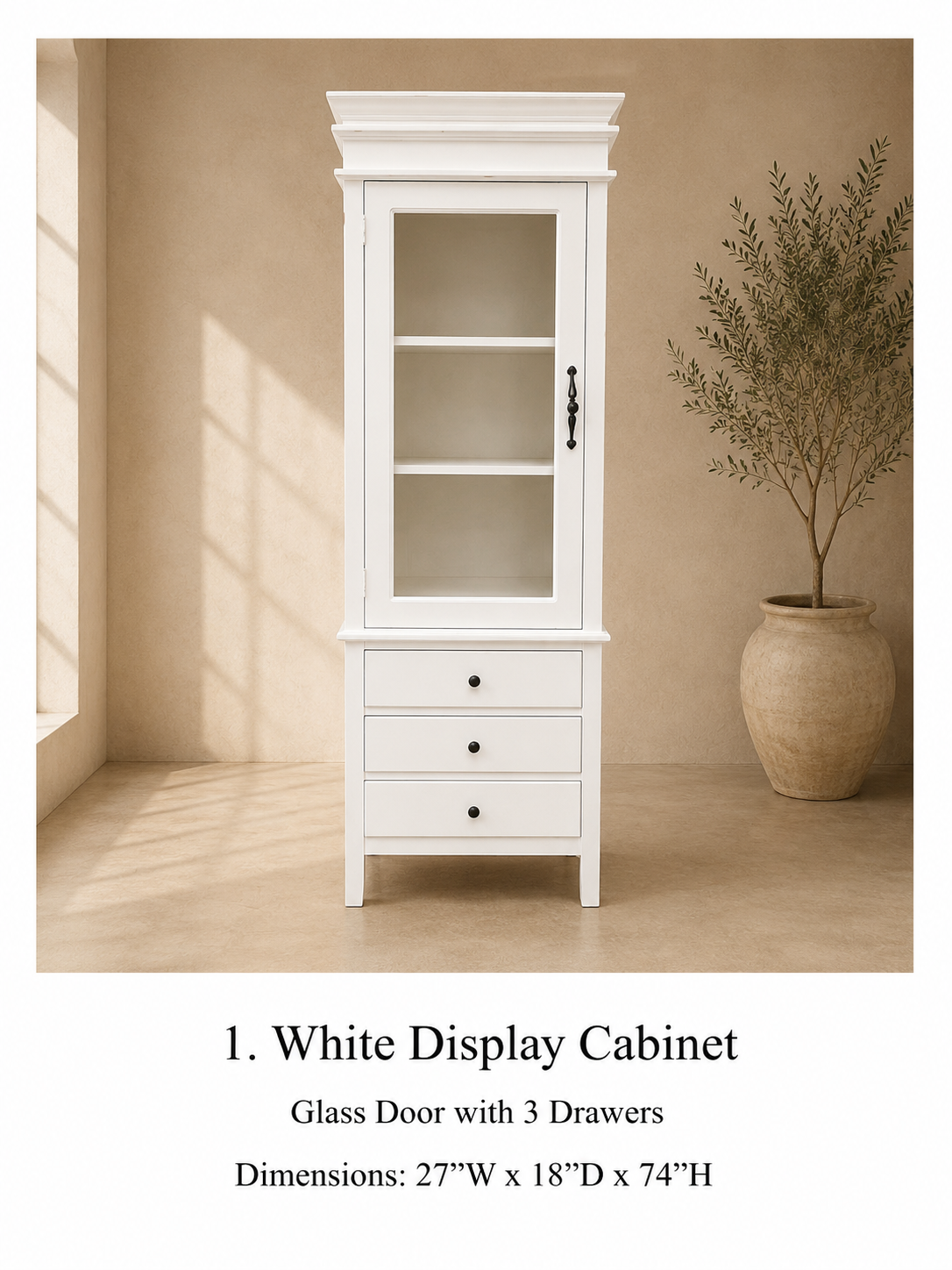 White Aries Wardrobe cabinet