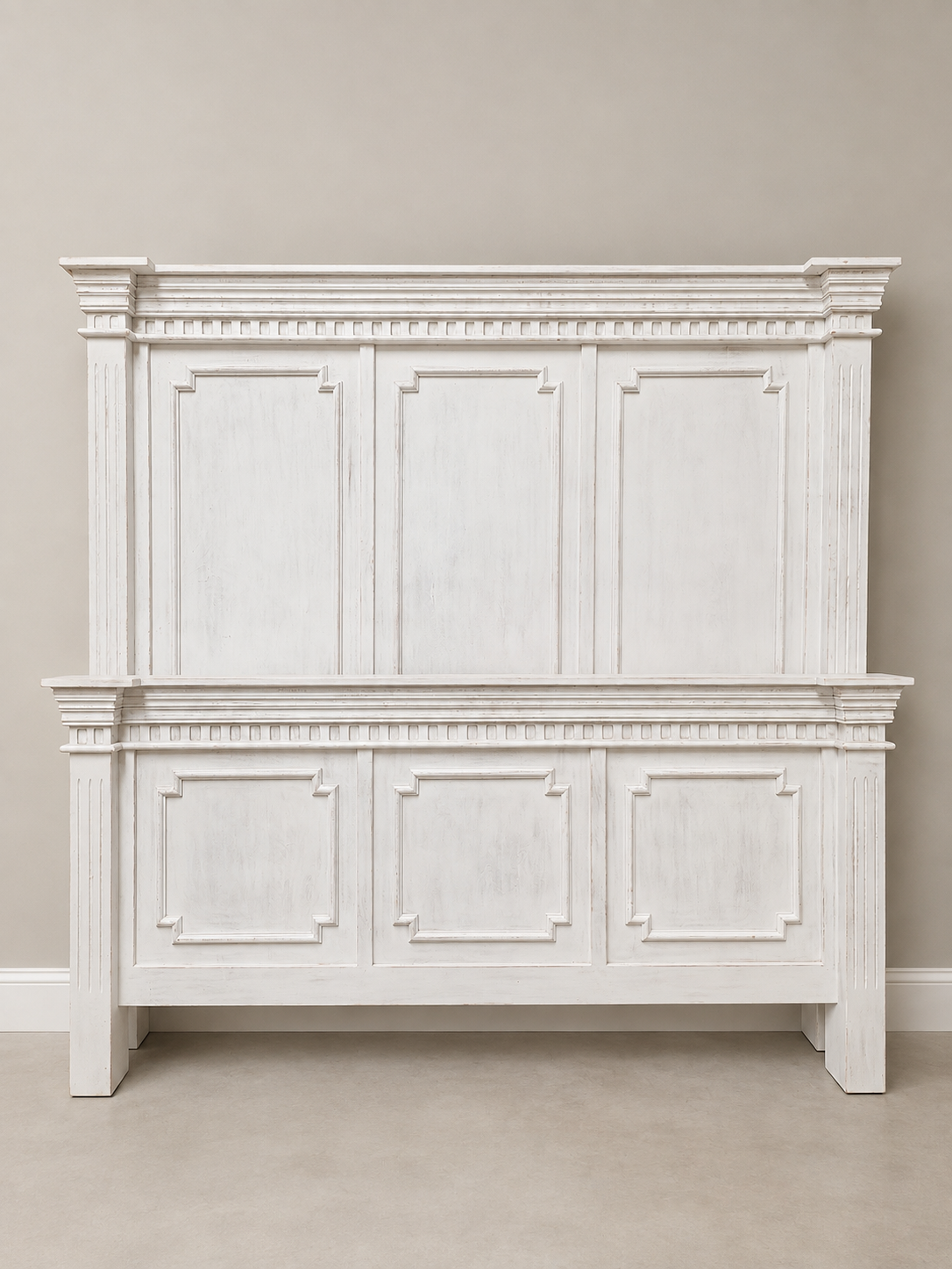 SK40K White King Bed