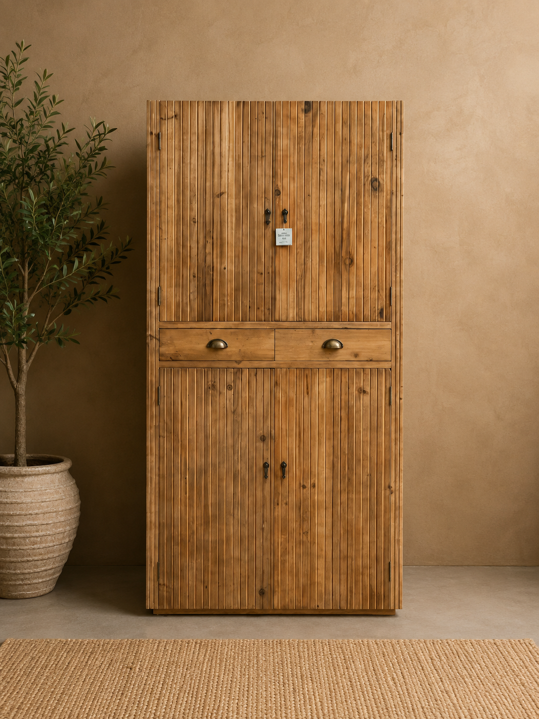 natural bookcase